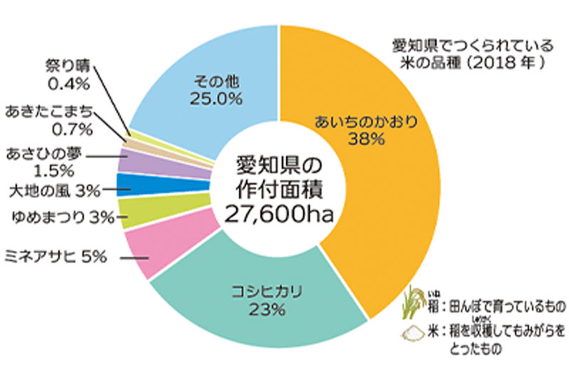 愛知の米 麦 大豆 jaグループ愛知